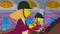 Die Simpsons – Sheila Redfield (l.); Lisa (r.)