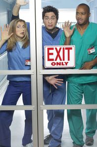 Scrubs - Die Anfänger – (1. Staffel) - Es läuft nicht immer alles nach Plan: John Dorian (Zach Braff, M.), Turk (Donald Faison, r.) und Elliot (Sarah Chalke, l.) ...
