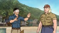 Archer – Sterling Archer (l.); Pam Poovey (r.)