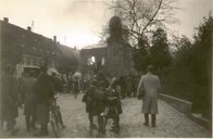 Countdown zum Zweiten Weltkrieg – 1938: brennende Synagoge in Kitzingen.