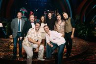 Das Duell um die Geld – (v.l.n.r.) Oliver Kalkofe; Taneshia Abt; Bastian Pastewka; Klaas Heufer-Umlauf; Wincent Weiss; Joko Winterscheidt