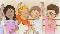 Meine Freundin Conni – Der Ballettunterricht macht Conni großen Spaß. Zusammen mit ihren Freunden hat sie in kurzer Zeit schon eine Menge Tanzschritte gelernt.