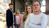Käthe und ich – v.l.n.r.: Paul (Christoph Schechinger), Jasmina (Anna Hausburg), Anabelle (Anne Kanis) und Fritz Thomas (Uwe Ochsenknecht).
