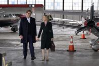 Bull – L-R: Michael Weatherly as Dr. Jason Bull and Geneva Carr as Marissa Morgan