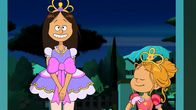 Power Sisters – Wendy und Marine haben sich als Prinzessinnen verkleidet. Wendy ist nicht ganz überzeugt von ihrem Auftritt.