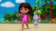 Dora – v.li.: Dora, Boots