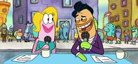 Die Patrick Star Show – Vorne, l-r: Barbara, Clint