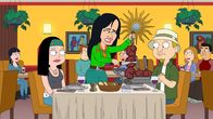 American Dad! – vorne, v.li.: Hayley, Janice, Jeff