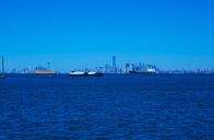 Drogen im Visier – Staten Island, New York: Blick auf Manhattan von Staten Island aus.