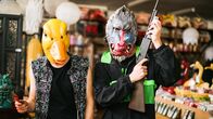 Mega Time Squad – L-R: John (Anton Tennet), Gaz (Arlo Gibson)