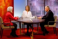 Stöckl. – Christiane Hörbiger, Barbara Stöckl, Johannes Huber.