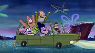Die Patrick Star Show – v.li.: Squidina, Patrick, GrandPat, Bunny, Cecil