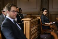 Bull – L-R: Jason Bull (Michael Weatherly), Arti Cander (Archie Panjabi)