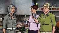 Archer – (v.l.n.r.) Malory Archer; Cheryl Tunt; Pam Poovey
