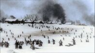 Apokalypse Zweiter Weltkrieg – Dezember 1941, Schlacht um Moskau - Die russische Armee drängt die Wehrmacht zurück, die den Stadtrand von Moskau erreicht hat.