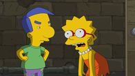 Die Simpsons – Milhouse (l.); Lisa (r.)