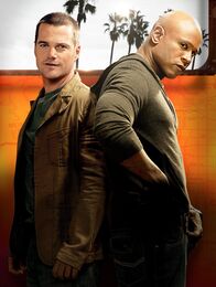 Navy CIS: L.A. – (8. Staffel) - Ermitteln Undercover im sonnigen Kalifornien, um die nationale Sicherheit zu wahren: Special Agent G. Callen (Chris O'Donnell, l.) und Special Agent Sam Hanna (LL Cool J, r.) ...
