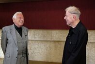 kulTOUR mit Holender – L-R: Ioan Holender mit Theaterlegende Claus Peymann