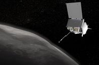 Rendezvous mit einem Asteroiden – Illustration der Raumsonde "Osiris-Rex", die sich dem Asteroiden Bennu nähert