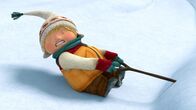 Snowsnaps' Winterspiele – Sami hat einen Dinosaurierknochen gefunden.