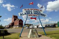 Alaska Highway – Dawson Creek, der Startpunkt des Alaska Highway