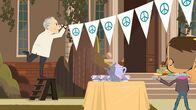 Max & Maestro – Maestro und Max setzen ein Zeichen für Frieden.