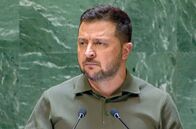 Hunger als Waffe - Russlands Getreidekrieg – Wolodymyr Selenskyj, Präsident der Ukraine, bei der Generalversammlung der Vereinten Nationen in New York am 20. September 2023