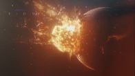 Katastrophen der Erdgeschichte – Theia - ein fast marsgroßer Protoplanet - kollidiert mit rund 32.000 Kilometern pro Stunde mit der noch jungen Erde. Damit ist der Weg frei für die Entstehung unseres Mondes.