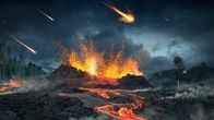 Die Erde - Entstehung des Lebens – Vor rund 252 Millionen Jahren führen Vulkanausbrüche im heutigen Sibirien zum größten Massenaussterben der Erdgeschichte.