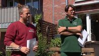 Duell der Gartenprofis - Mein grünes Paradies – Im Eifelort Blankenheim hat David Nett seine frühere Grundschule gekauft und eigenständig in Wohnungen umgebaut. Dabei hat er sich jede Menge Maschinen und handwerkliches Know-how zugelegt. Jetzt will er mit Ehefrau Henrike den Garten anlegen. Die Gartenprofis Frank Riese (r.) und Sebastian Burggraf (l.) treffen auf ein Ehepaar, das richtig zupackt.
