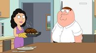 Family Guy – Bonnie Swanson (l.); Peter Griffin (r.)