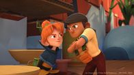 Die Borger – Arrietty und Bernard sind sich nicht einig.