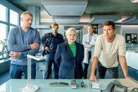 SOKO Donau – Max Herzog (Martin Gruber, l.), Henriette Wolf (Brigitte Kren, m.), Franz Wohlfahrt (Helmut Bohatsch, 2.v.r.), Klaus Lechner (Andreas Kiendl, r.).