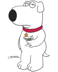 Family Guy – Brian, der Hund: Er ist unbestritten das eloquenteste Mitglied des Griffin-Haushaltes und der einzige, der im täglichen Durcheinander einen klaren Kopf behält.