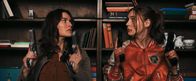 Gunpowder Milkshake – l-r: Scarlet (Lena Headey), Sam (Karen Gillan)