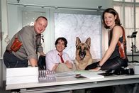 Kommissar Rex – v.li.: Martin Weinek (Fritz Kunz), Alexander Pschill (Marc Hoffmann), Elke Winkens (Niki Herzog).
