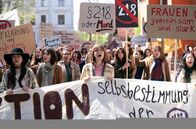 Alice – Demonstration gegen den Paragraphen 218.