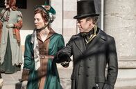 The Frankenstein Chronicles – Lady Jemima Hervey (Vanessa Kirby, l.) und Bentley Warburton (Elliot Cowan, r.)