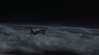 Mayday - Alarm im Cockpit – Front view of plane flying, CGI Still
