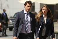 Bones - Die Knochenjägerin – Lance Sweets (John Francis Daley, l.); Olivia Sparling (Danielle Panabaker, r.)