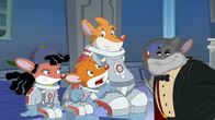 Geronimo Stilton – Krawallo Krum nimmt Effeff Pandora und Benjamin gefangen.