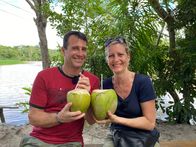 Verrückt nach Meer – Salvador da Bahia in Brasilien. Die Passagiere Christian und Christina Schorer bei einem Ausflug ins Landesinnere in den Dschungel.