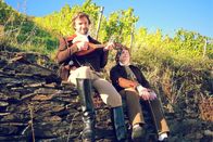 Der Rhein - Strom der Geschichte – Clemens Brentano (Jonas Minthe, l.) und Achim von Arnim (Gerald Liebenow, r.) verklärten das Mittelrheintal zur Idylle.