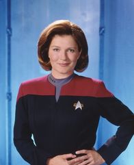 Star Trek - Raumschiff Voyager – Captain Janeway (Kate Mulgrew).