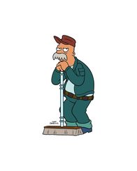 Futurama – Planet-Express-Hausmeister Scruffy