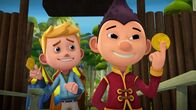 Tashi – Jack und Tashi möchten in die Geisterbahn.