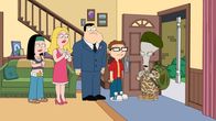 American Dad! – (v.l.n.r.) Hayley Smith; Francine Smith; Stan Smith; Steve Smith; Roger