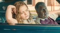 Run With the Hunted – L-R: Young Peaches (Kylie Rogers), Birdie (Ron Perlman)