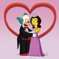 Die Simpsons – Die Krusty-Show bekommt einen furchtbar kitschigen und süßlichen Co-Star: "Prinzessin Penelope", die schnulzige Lieder singt und auf einem Einhorn reitet. Die Hardcore-Fans Bart und Milhouse sind entsetzt über das neue Weichspül-Image der Sendung. Als Krusty (l.) Penelope (r.) vor laufender Kamera einen Heiratsantrag macht, planen sie, die Hochzeit der beiden zu ruinieren ...