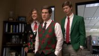 Workaholics – l-r: Blake Henderson (Blake Anderson), Adam DeMamp (Adam DeVine), Anders "Ders" Holmvik (Anders Holm)